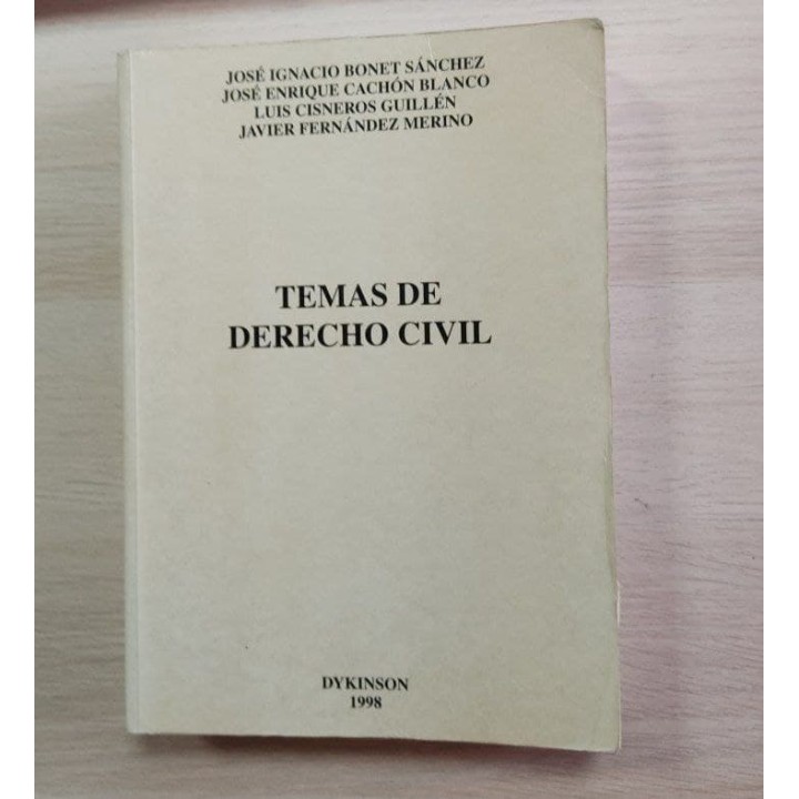 TEMAS DE DERECHO CIVIL